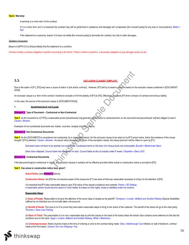 notes 1 law contract pdf Contract of Law 212  template  Principles  LAWS11